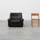 Mid-century De Sede DS‑66 brown leather Relax Chair, Switzerland 1960s