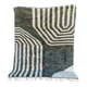 Off-white Moroccan rug with geometric patterns, 160cm x 260cm