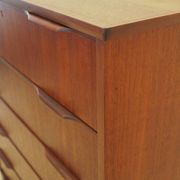Teak chest of drawers, Danish design, 1970s, made in Denmark