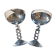 Grandes coupes à Champagne cristal d'arques