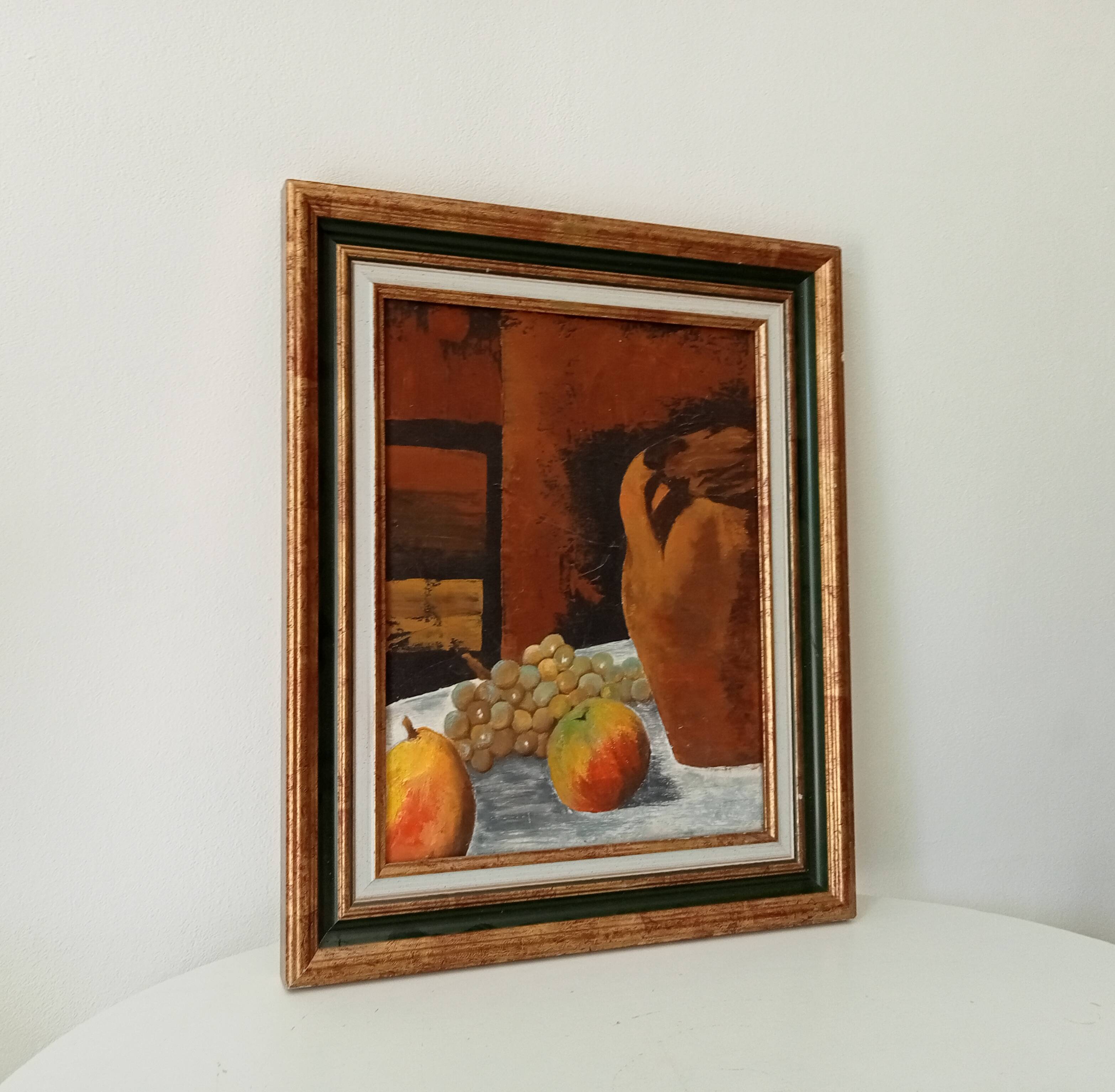 Tableau Nature morte huile sur toile