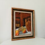 Still life painting oil on canvas