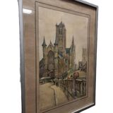 Aquarelle de Gand Nicolas Markovitch, vers 1930