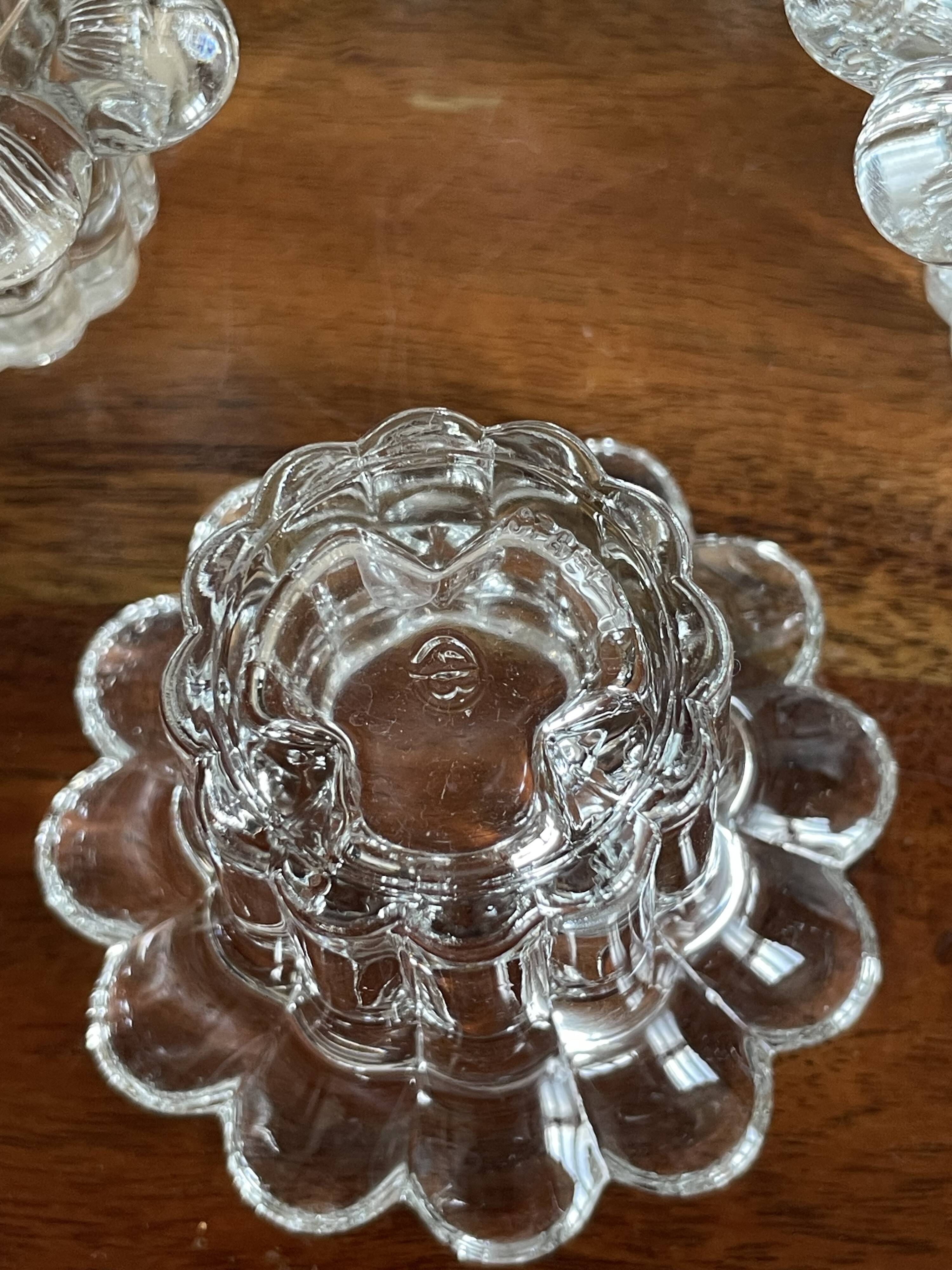 8 flower tealight holders Italy