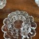 8 flower tealight holders Italy