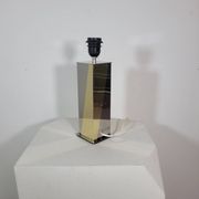 Vintage table lamp in brass and chrome metal 1970s