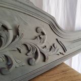 Patinated pediment