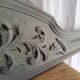 Patinated pediment