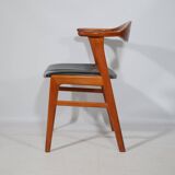 Armchair with Leather and Teak by ERIK KIRKEGAARD 1960s