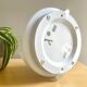 Minimalist white opaline glass pill flush mount ceiling or wall lamp