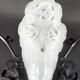 Pair of Wrought Iron Wall Lights by Degué, Art Deco, France, c. 1930