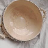 Floreal iron earth soup tureen