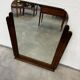 Art Deco mirror in carved oak – 1930s – 102 x 78 cm