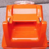 Phone orange vintage s63 socotel with dial