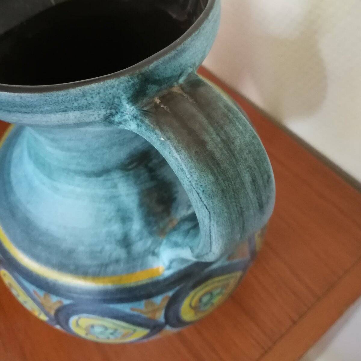 Ceramic vase by Jean De Lespinasse, model F2, France, 1960s