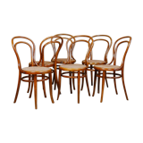 Suite 6 chairs bistro viennese J & J Kohn 1885 ca