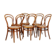 Suite 6 chaises bistrot viennoises J&J Kohn 1885 ca