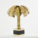 Christian Techoueyres brass palm lamp for Maison Jansen 1970s