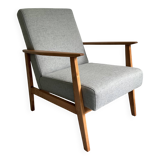 Vintage Grey Green Club Armchair