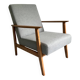 Vintage Grey Green Club Armchair
