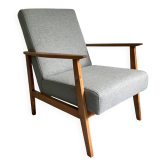 Vintage Grey Green Club Armchair