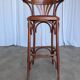 Fauteuil de bar de style Thonet Irish Pub / Siège en simili cuir rouge, milieu du siècle