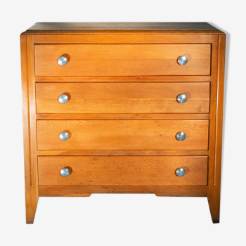 Chest of drawers year 60, light oak