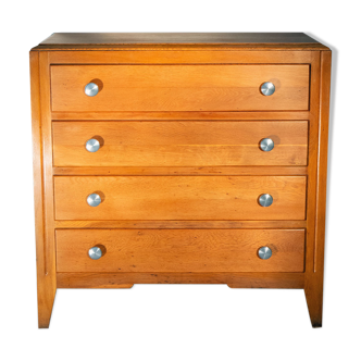 Chest of drawers year 60, light oak