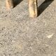 Mini low stool in upcycled old Asian teak H15 D24