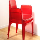 Pair of Bella Riffata chairs, Sawaya & Moroni
