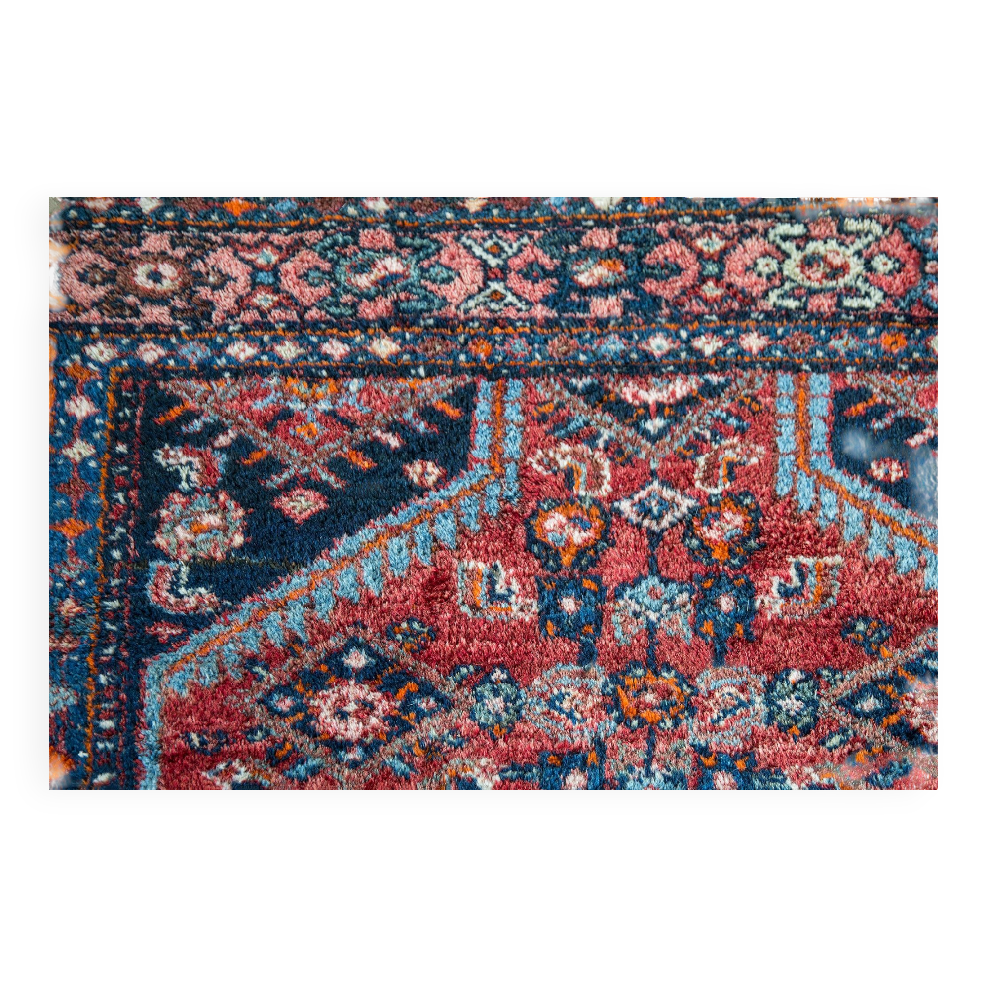 Mid-century wool rug, France, Europe, 1960s