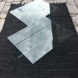 All-glass free-form coffee table