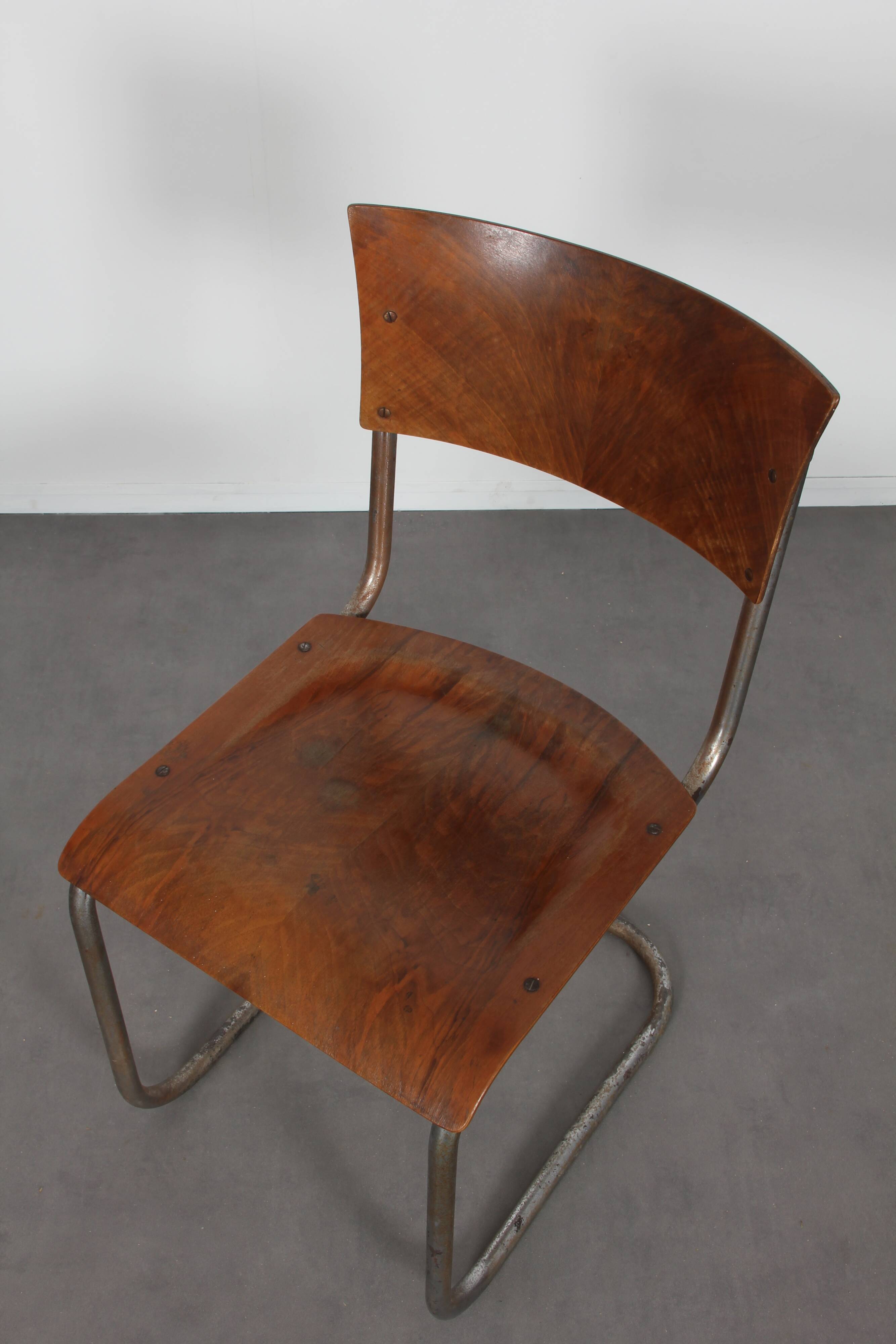 Metal chair by Mart Stam for Mücke-Melder, 1940