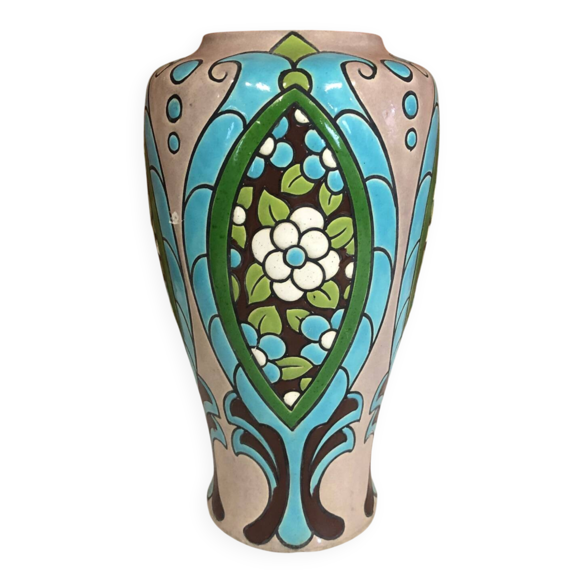 Onnaing Faience Vase