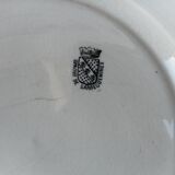 Lot of 5 plates of sarreguemines earthenware