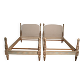 paire de lits jumeaux style louis XVI