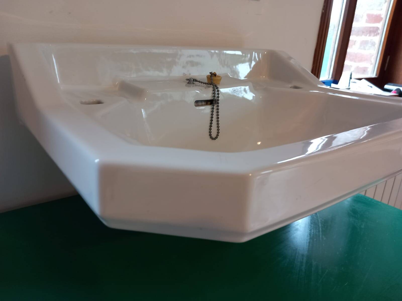Lavabo céramique vitrifiée vitribo
