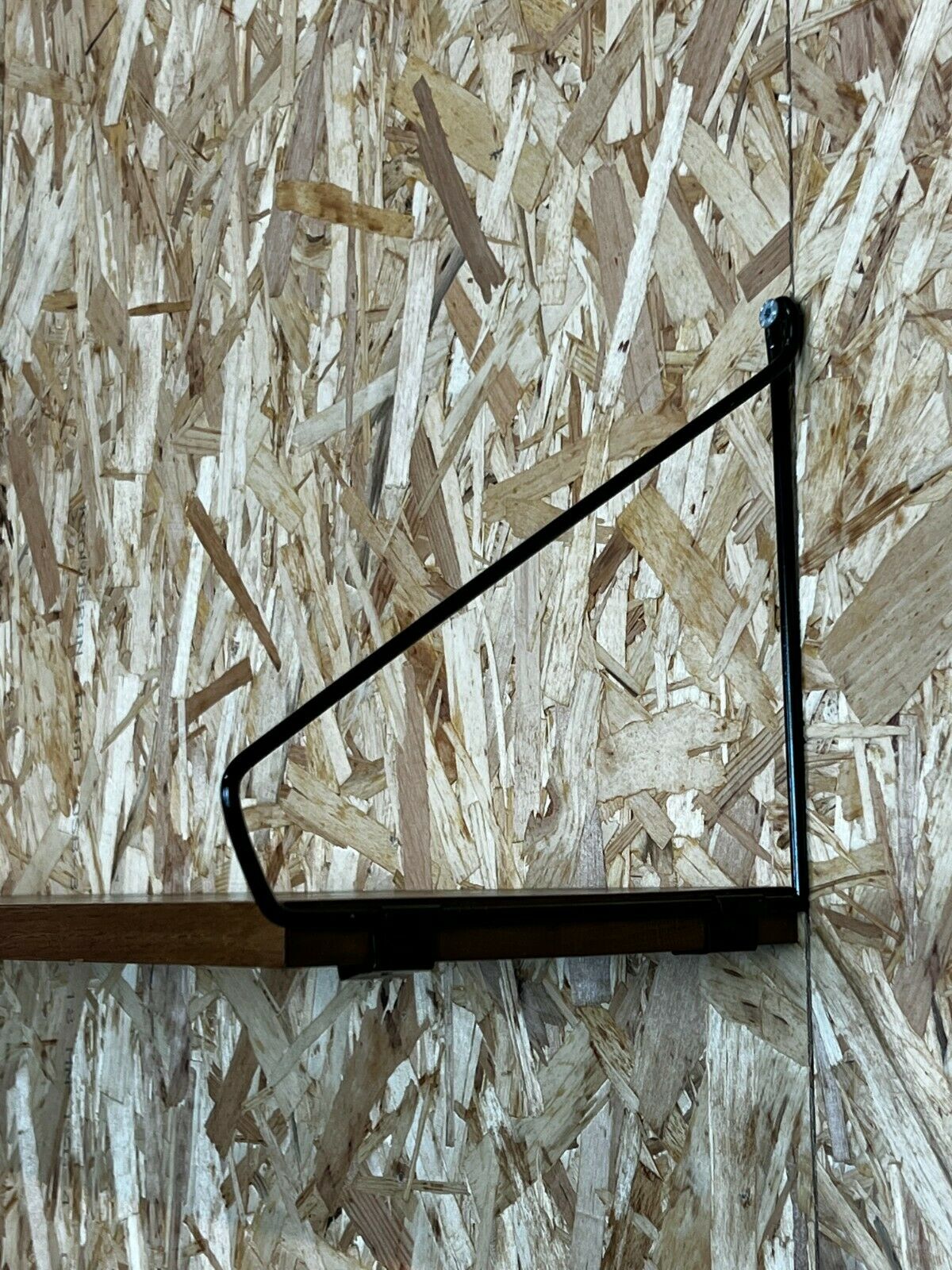 60s 70s oak shelf wall shelf WHB Stringregal Danish Design