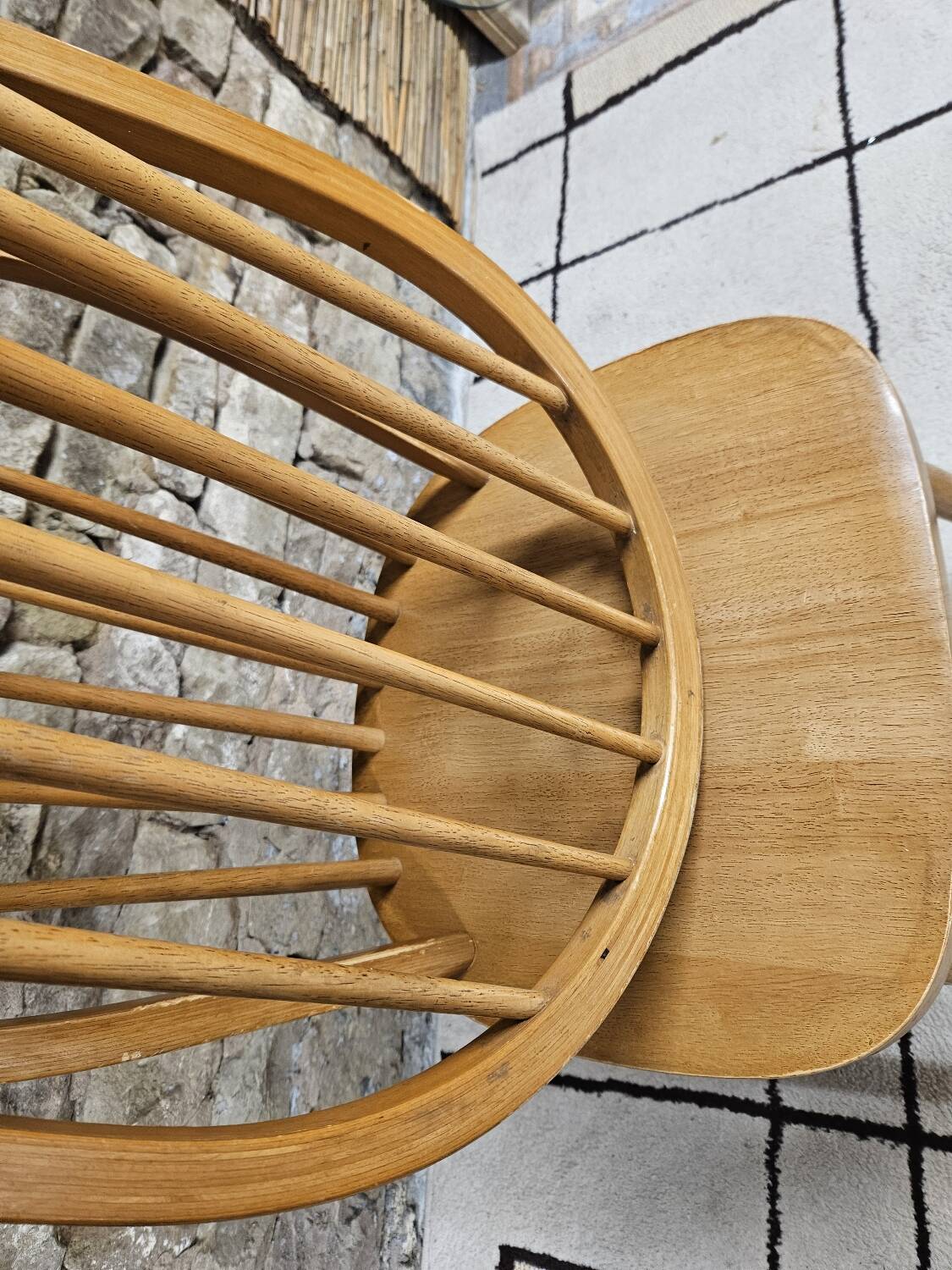 Set of 4 vintage Danish bar chairs