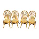 4 rattan chairs