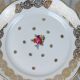6 vintage porcelain dessert plates