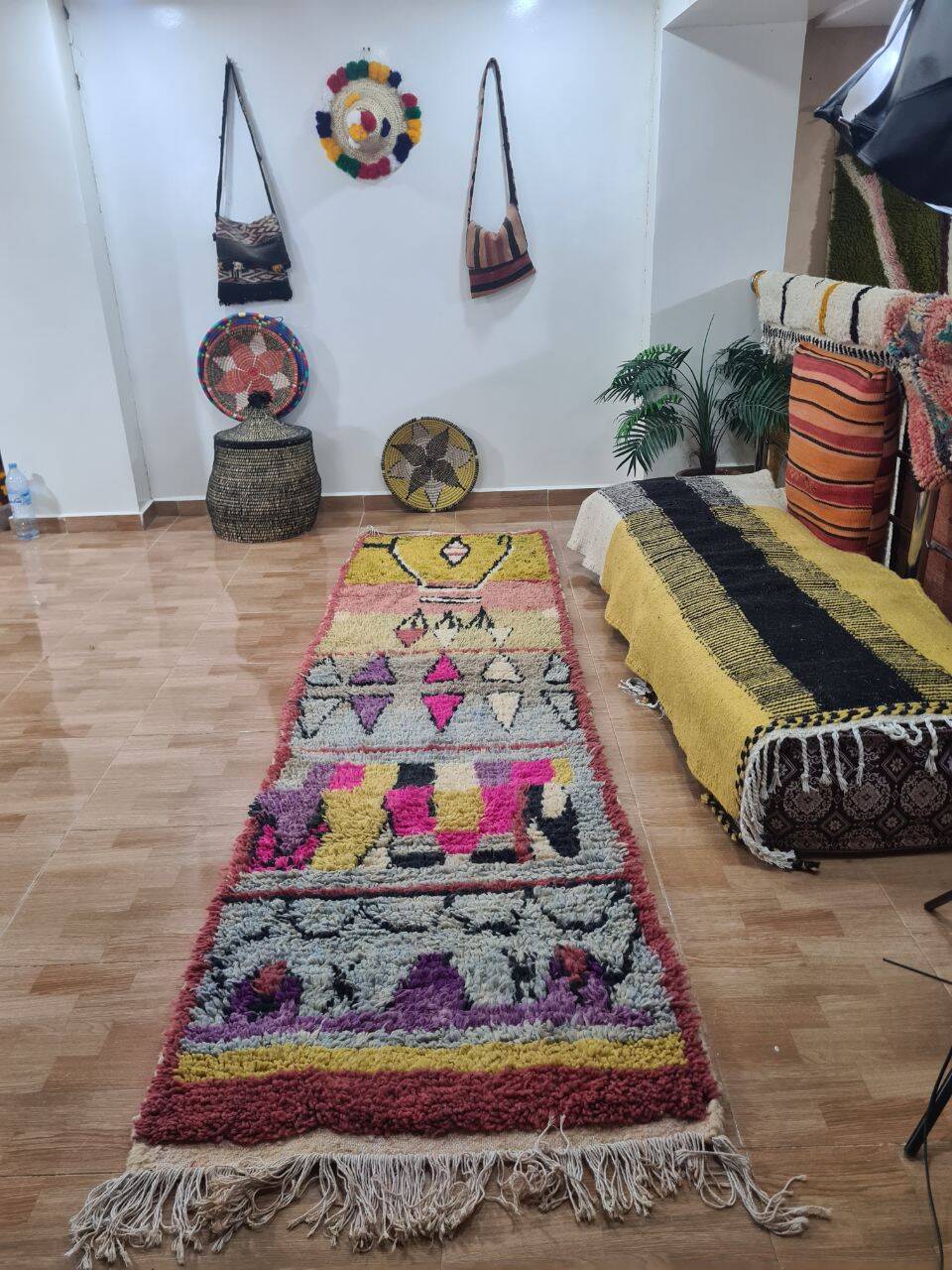 Handmade Berber hallway rug