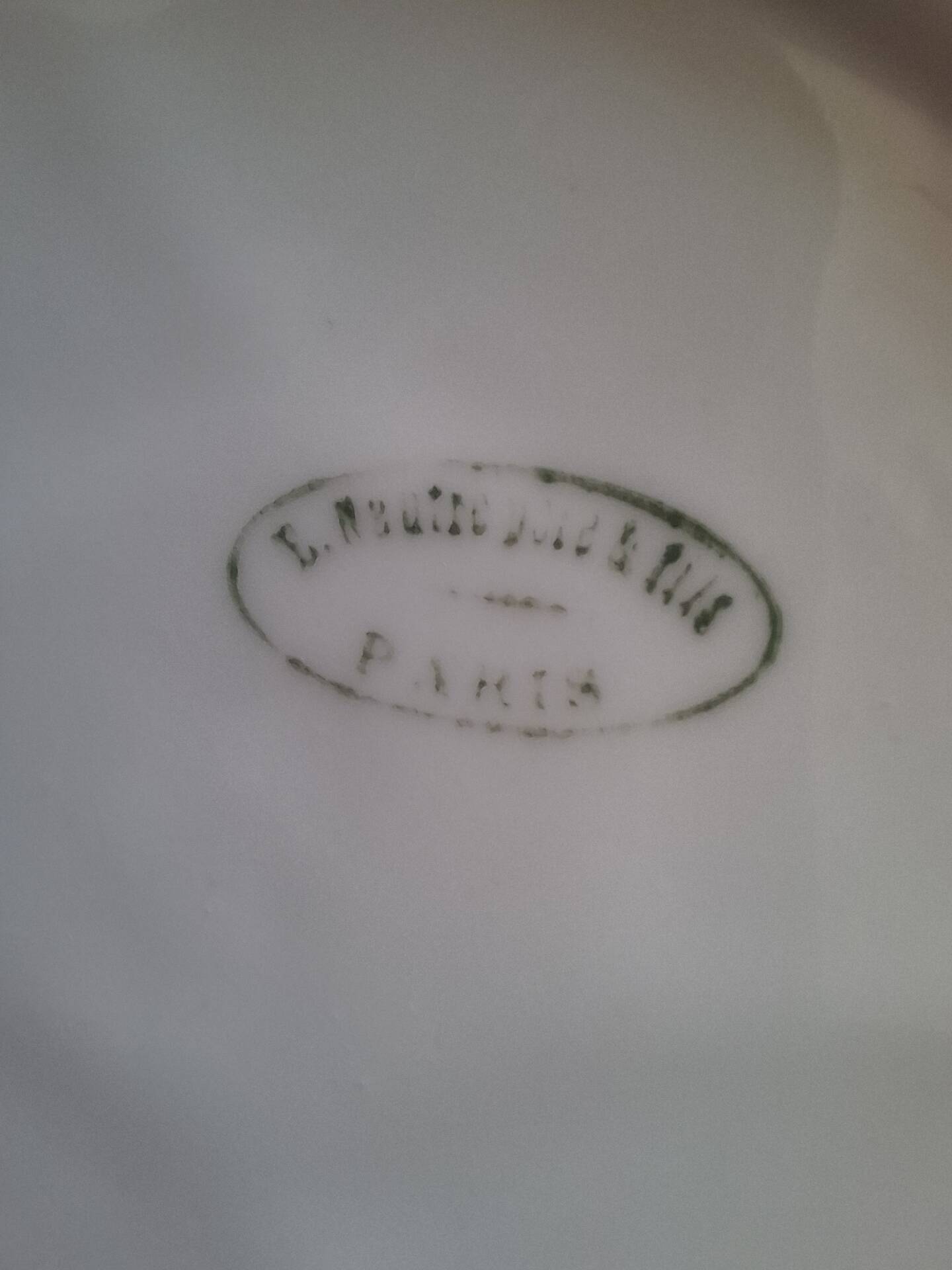 Bistro "coin collector" bowls in Limoges porcelain, Early