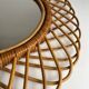 Rattan and Bamboo Mirror attributed to Franco Albini, 1970s