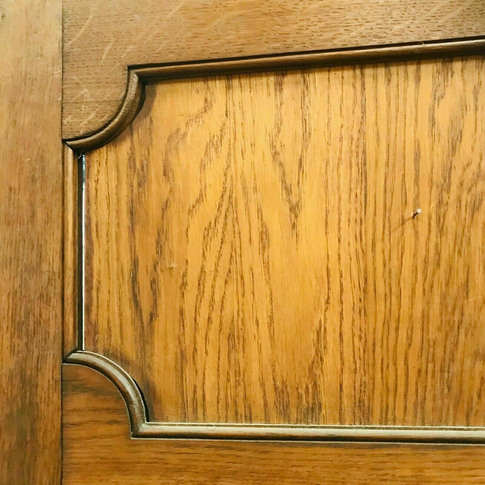 Art Deco moulded oak woodwork elements 20th century