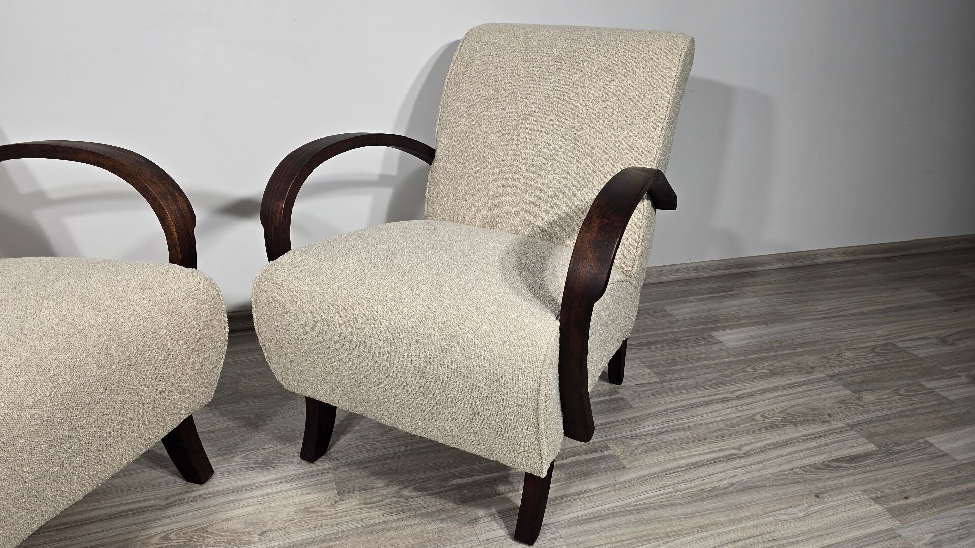 Art Deco Lounge Chairs from Jindřich Halabala, 1950s, Set of 2