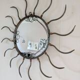Miroir soleil en métal