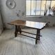 Dining table in solid olive wood Maison Skela 1960