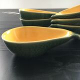 Set of 6 avocado cups