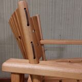 Fan armchair in Scandinavian style locust